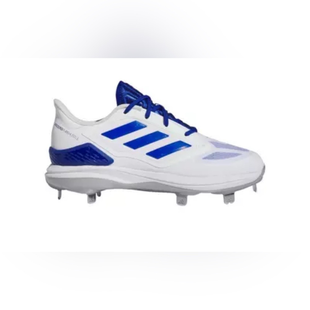 Adidas PureHustle 3 Elite "Ftwr White/Team Royal Blue" Softball Cleat